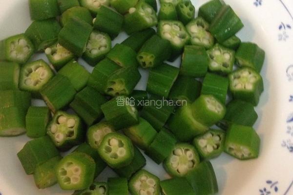 凉拌秋葵的做法图解3
