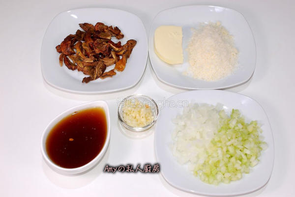 牛肝菌菇炖饭的做法图解2