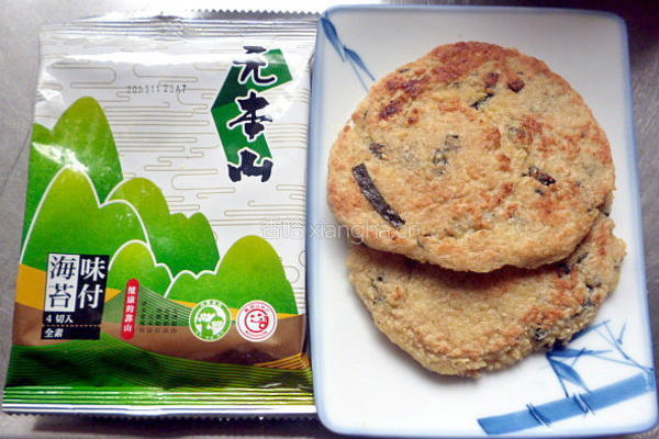 海苔豆渣煎饼的做法图解11