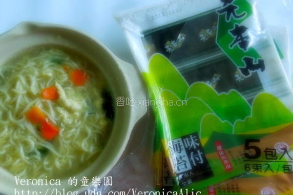 海苔泡面的做法图解2