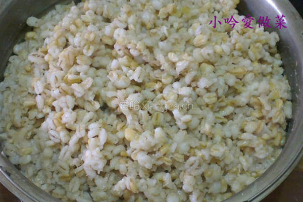 薏仁燕麦片红豆汤的做法图解5