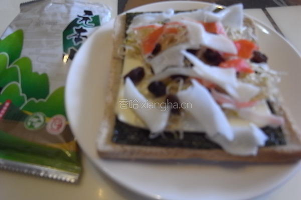 元本山海苔土司卷的做法图解4