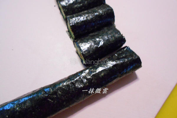 四季豆海苔卷的做法图解7