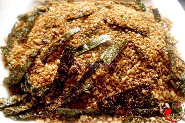 海苔豆渣素肉松的做法图解8