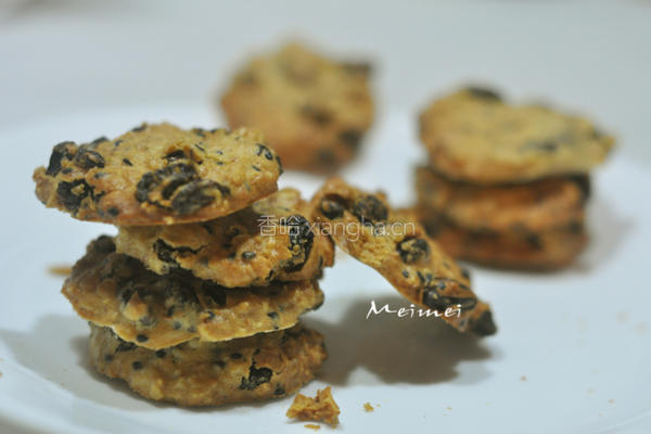 麦片葡萄饼干
