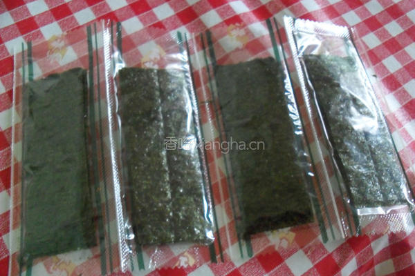 海苔黑金砖的做法图解1