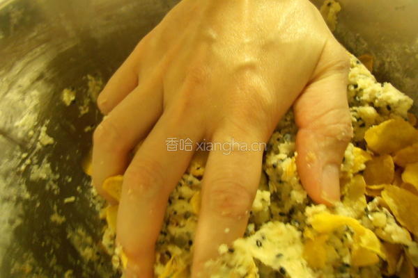 芝麻麦片硬饼干的做法图解6