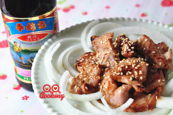 蚝油腐乳香煎里脊的做法图解4