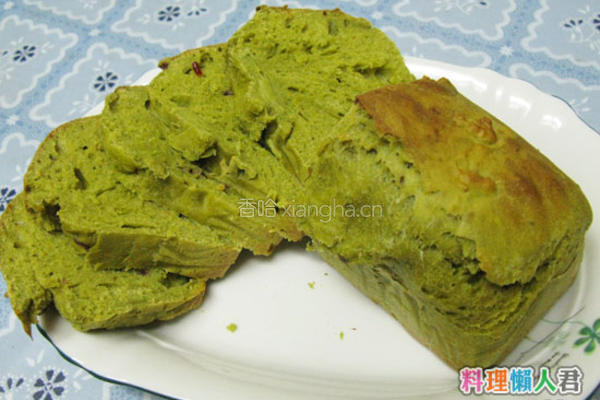 抹茶蔓越莓吐司的做法图解1