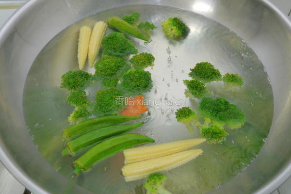 圣诞马铃薯沙拉树的做法图解5