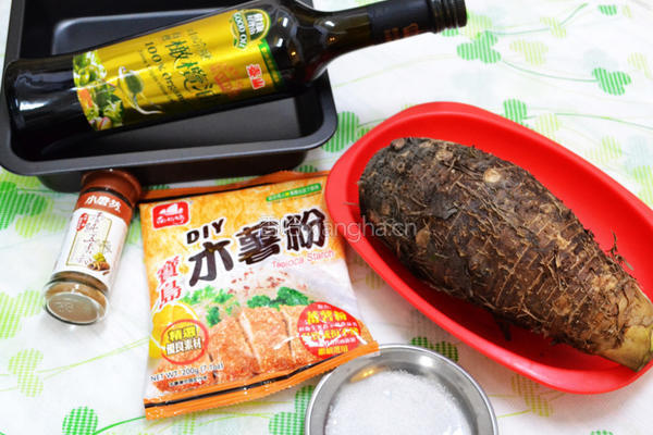 泰山橄榄油芋头粿的做法图解1