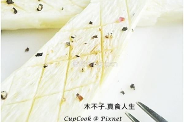 橄榄油椒盐筊白笋的做法图解7