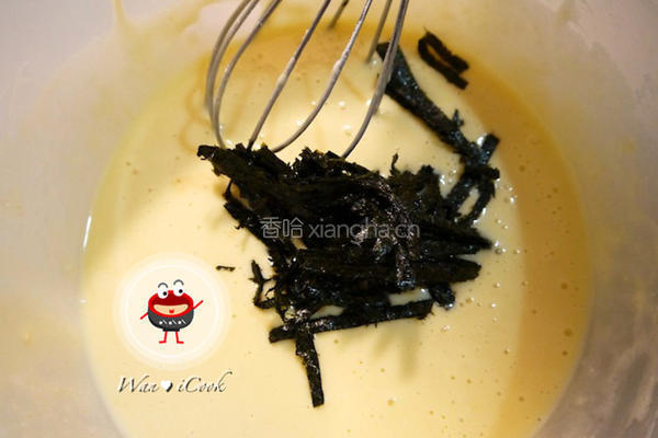 海苔格子松饼的做法图解4