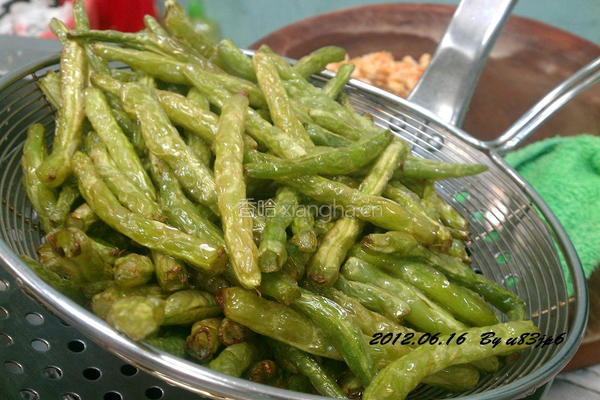 干煸四季豆的做法图解2