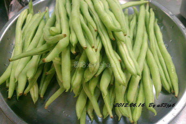 干煸四季豆的做法图解1