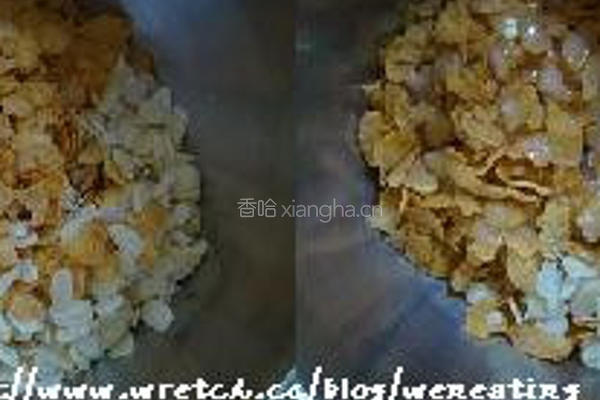 玉米麦片饼干的做法图解1