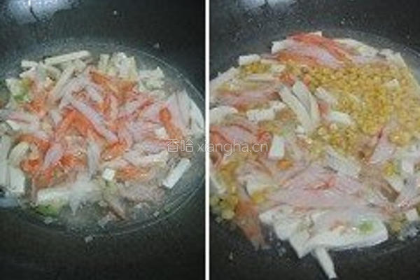 蟹肉豆腐羹的做法图解2