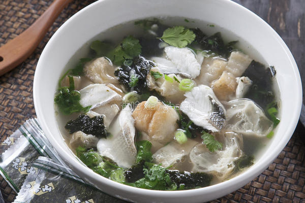 海苔鱼片汤
