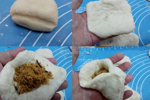 肉松起酥面包的做法图解4