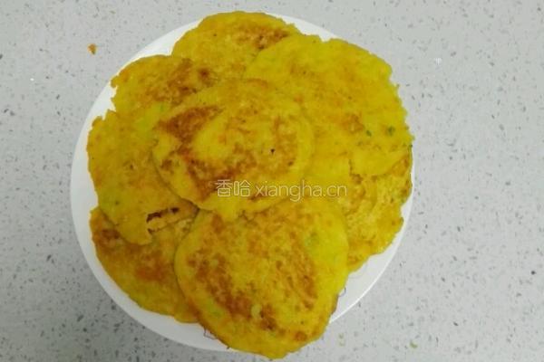 胡萝卜豆渣饼