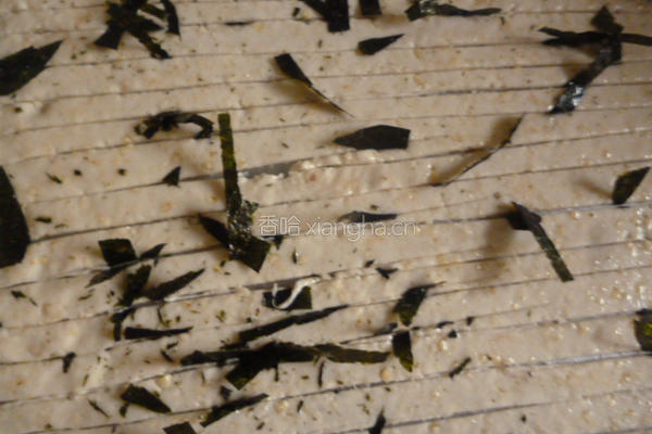 豆渣海苔金丝饼的做法图解5