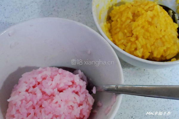 彩色足球便当的做法图解2