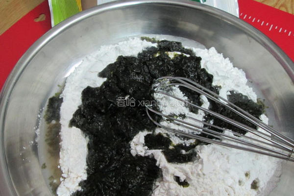 海苔油葱粿的做法图解3