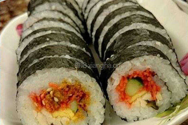 寿司卷元本山海苔的做法图解7