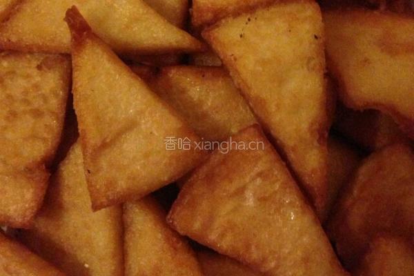 芋头三角糕的做法图解4