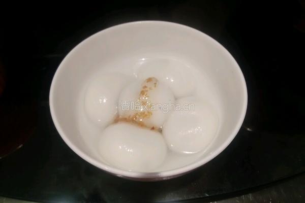 芝麻桂花汤圆的做法图解4