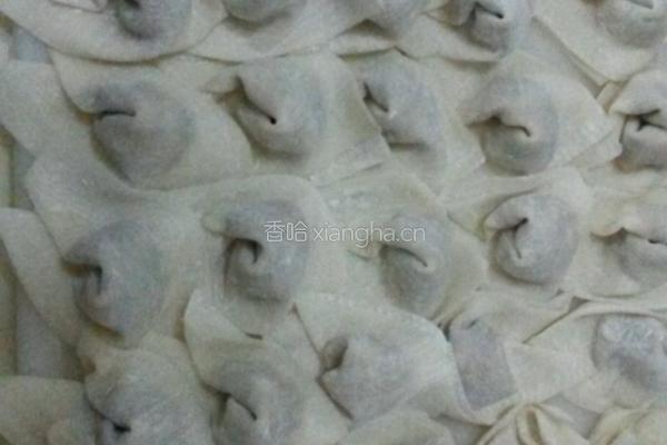 鸡汤荠菜馄饨的做法图解3
