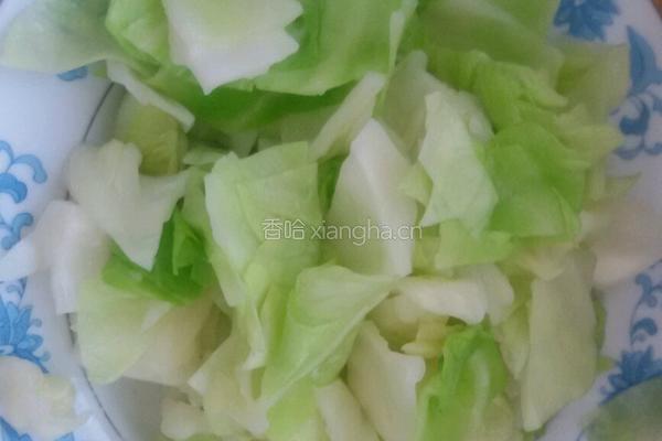 糖醋圆白菜的做法图解3