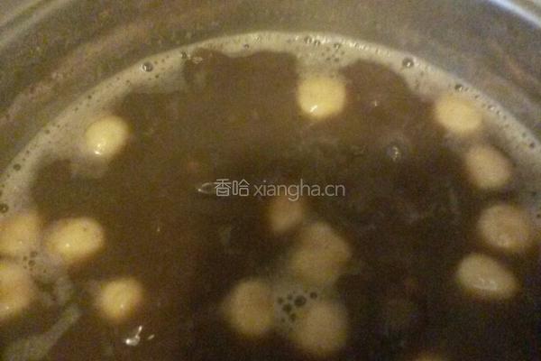 红豆沙糯米团子的做法图解4