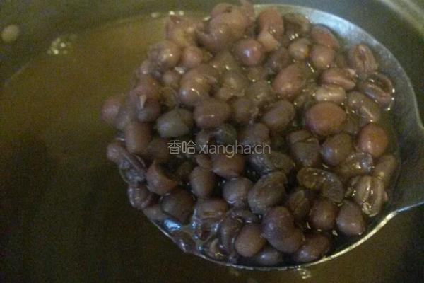 红豆沙糯米团子的做法图解2