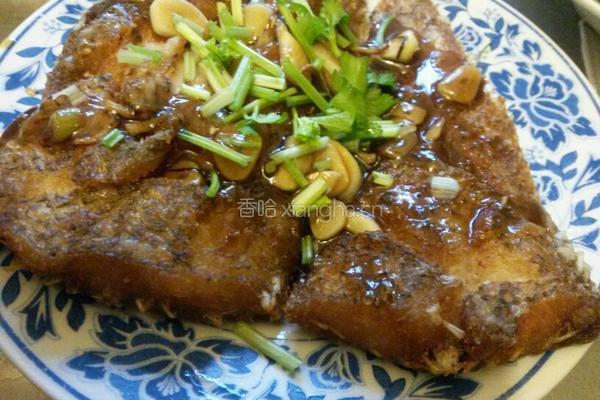 糖醋焦汁海鱼的做法图解6