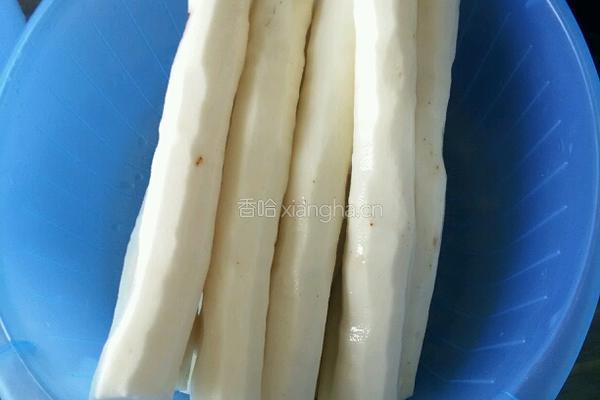 椰香枣泥山药糕的做法图解1
