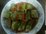 青椒肉末卷的做法[图]