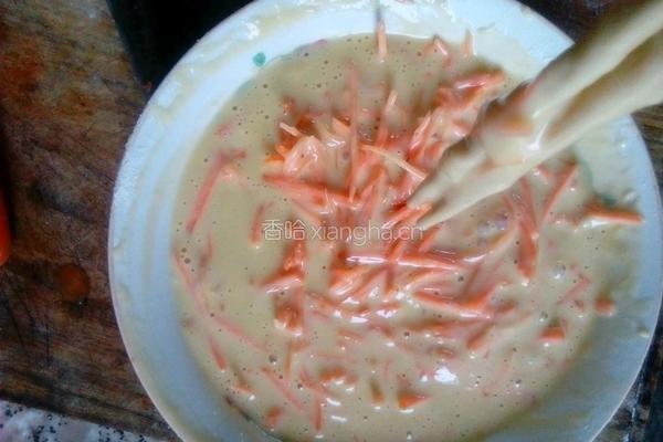蔬菜鸡蛋饼的做法图解3
