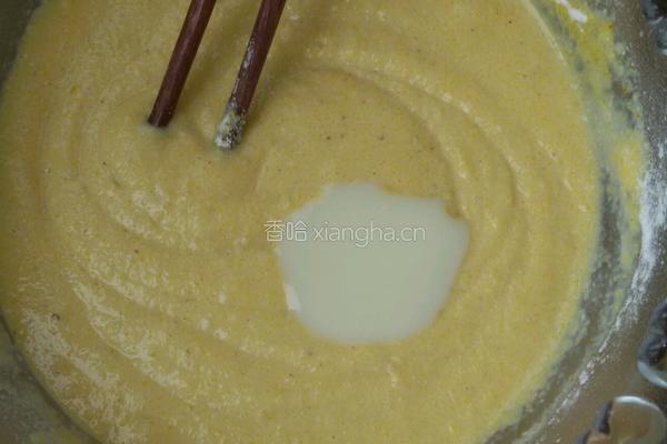 奶香玉米饼的做法图解5