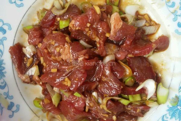 肉片炒黄瓜的做法图解2