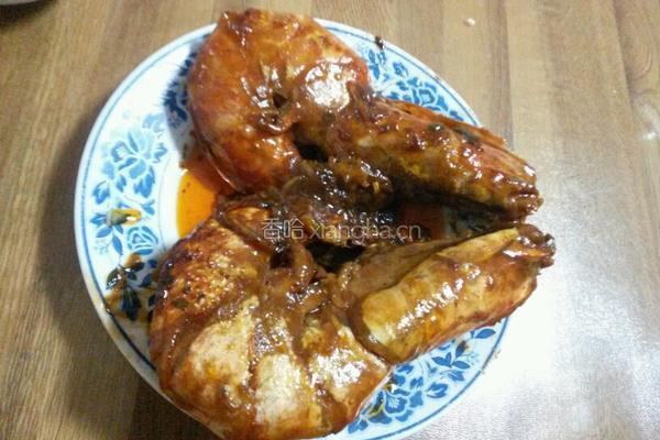 油焖对虾的做法图解4