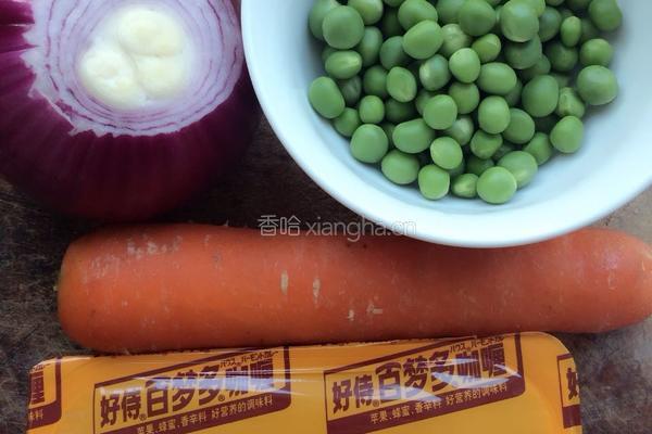 咖喱鸡肉炒饭的做法图解1