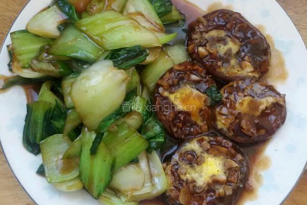 蒸香菇炒油菜的做法图解10