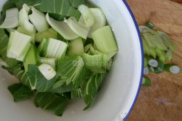 蒸香菇炒油菜的做法图解7
