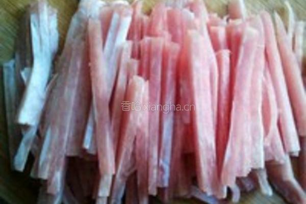 孜然炒肉的做法图解2