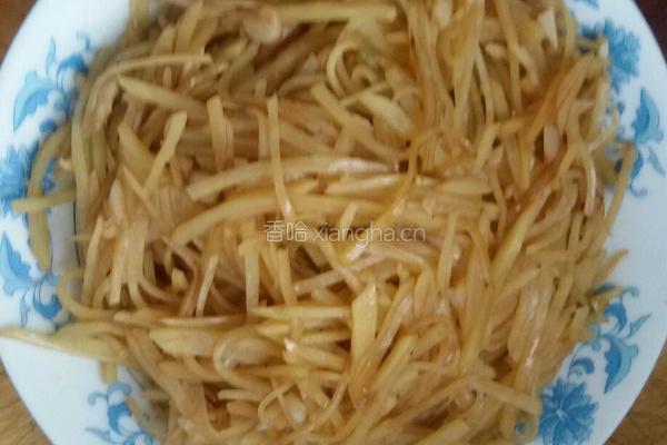 老陈醋土豆丝的做法图解7