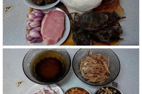 锯缘青蟹油饭的做法图解1