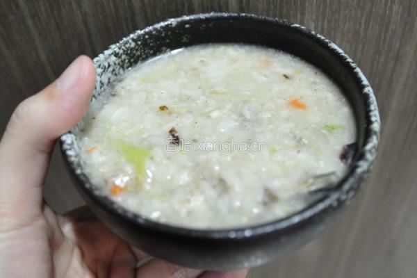 鲭鱼冬菇粥的做法图解11