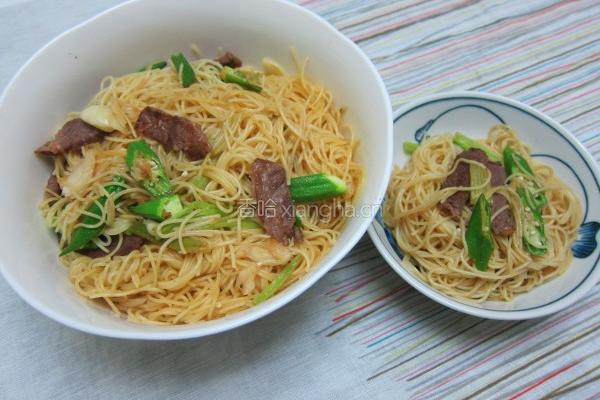 牛肉炒义面的做法图解5