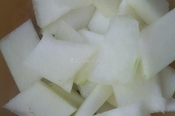 羊肉丸子氽冬瓜。的做法图解6